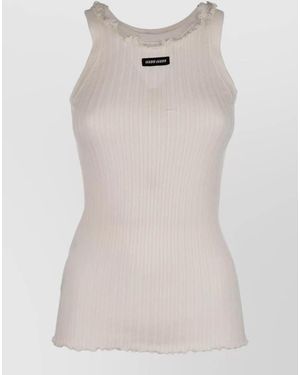 Miu Miu Sleeveless and tank tops for Women | Online Sale up to 33