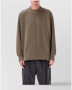 Oakley Fleece Crew Jumper Raglan Sleeves - Natural