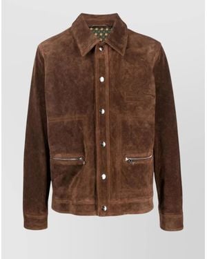 Etro Shirt Jacket - Brown