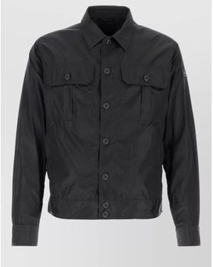 Tatras Kanu Nylon Jacket Collared Button Cuffs - Black
