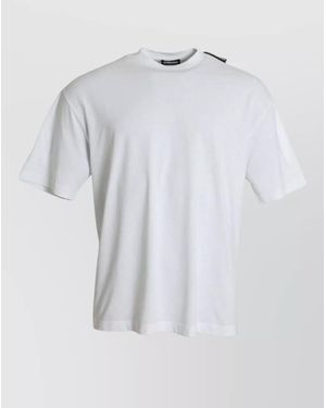 Balenciaga Cotton Oversized Logo-Print T-Shirt - White