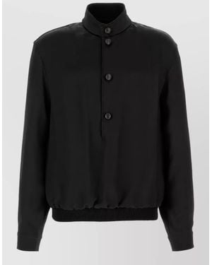 ZEGNA Silk Sweatshirt - Black