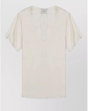 Alysi Silk Blouse - White