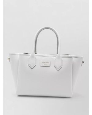 Emporio Armani Medium Shopping Bag Top Handles Strap - Gray