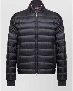 Moncler Short Down Puffer Jacket - Black