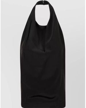 Wardrobe NYC Halter Mini Dress - Black