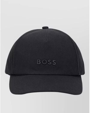 BOSS Curved Visor Cap Breathable Lightweight Design - Blue