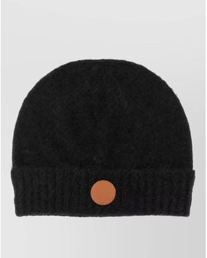 Vivienne Westwood Ribbed Beanie - Black
