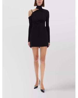 Versace Jeans Couture One-Shoulder Blouse - Black