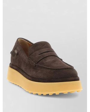 Tod's Suede Loafers - Brown