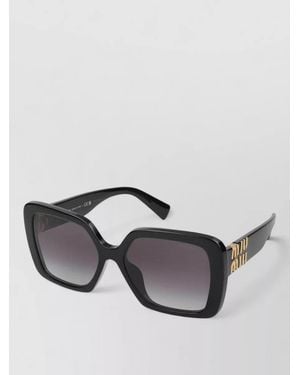Miu Miu Sunglasses Model 0Mu 10Ys Square Frame - Metallic
