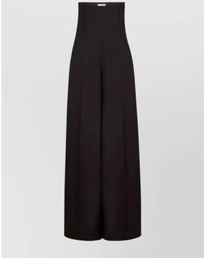 Nina Ricci Flared High Waist Pants - Black