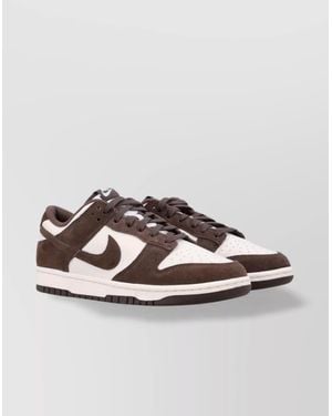 Nike Retro Low Dunk Leather Sneakers - Metallic