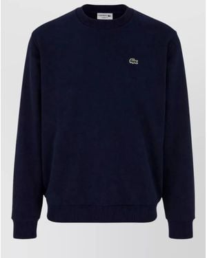 Lacoste Cotton Sweatshirt - Blue