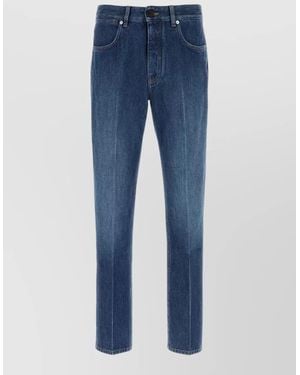 Givenchy Denim Straight-Leg Trousers - Blue