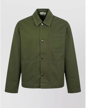 JW Anderson Single Breasted Coat - Green