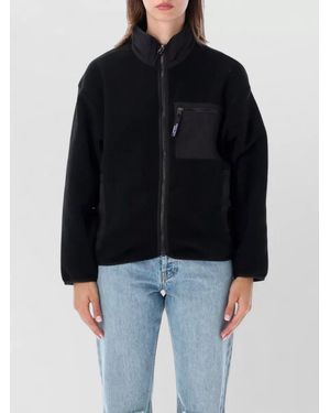 Patagonia Synchilla Stand Collar Layering Jacket - Black