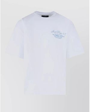 Amiri Dreamers Chain Cotton Graphic Logo T Shirt - White