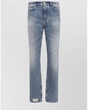 Givenchy Denim Straight-Leg Jeans - Blue