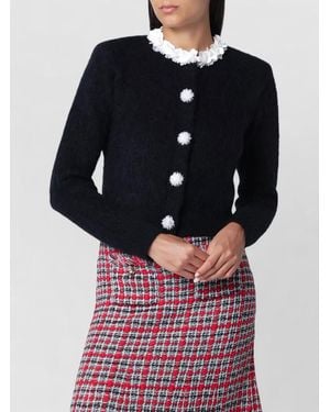 Self-Portrait Cardigan - Blue