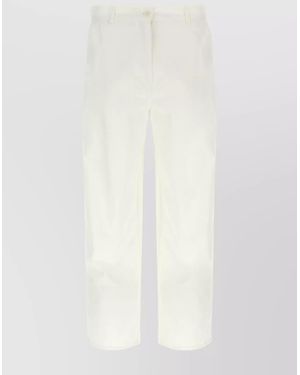 The Row Sharka Pants Featuring Pockets And Belt Loops - White
