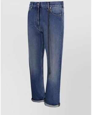 DARKPARK Naomi Chain Adorned Boyfriend in Gray | Lyst