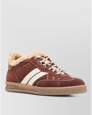 Woolrich Leather Low-Top Sneakers - Brown