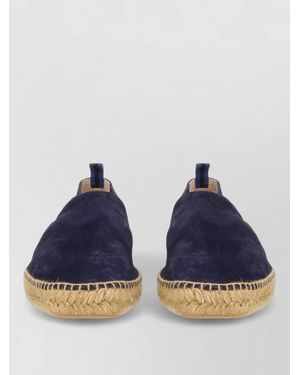 Castañer Espadrilles Moccasin Pablot Round Toe Jute - Blue