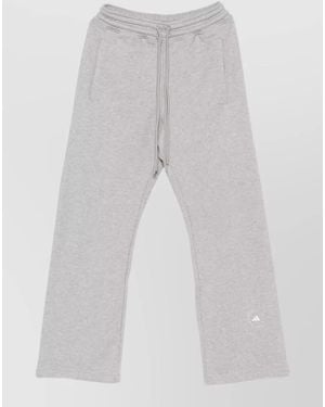 adidas By Stella McCartney Organic Cotton Wide-Leg Trousers - White