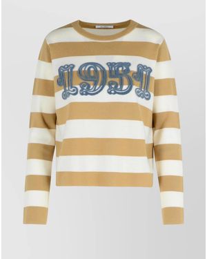 Max Mara Virgin Wool Jumper - Metallic
