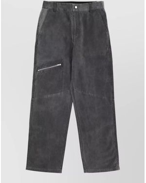 Represent Utility Jeans Straight Leg Zip Pocket - Gray