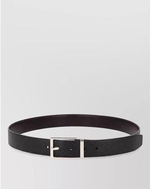 Ferragamo Leather Belt - Grey