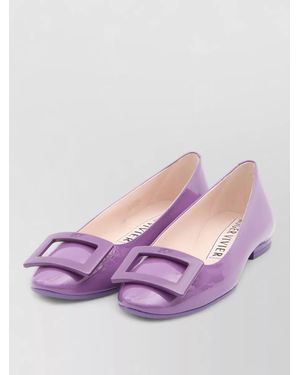 Roger Vivier Leather Ballerina Shoes - Pink