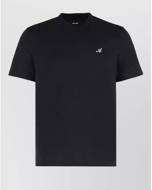 Axel Arigato Organic Cotton Logo Crew Neck T Shirt - Black