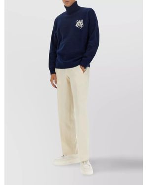 Maison Kitsuné Wool Sweater - Blue