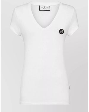 Philipp Plein Cotton T-Shirt - White