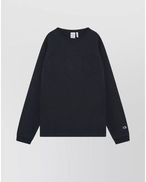 Champion Long-Sleeve T-Shirt - Blue