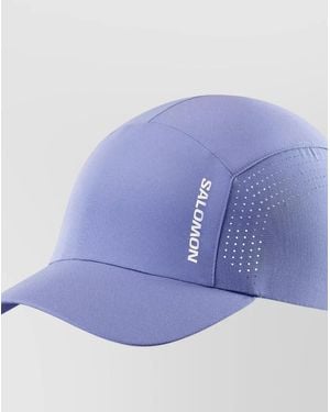 Salomon Performance Cap Curved Brim Perforated Design - Purple