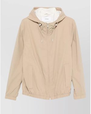 Lardini Hooded Jacket - Natural
