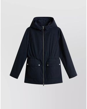 Woolrich Hooded Jacket - Blue