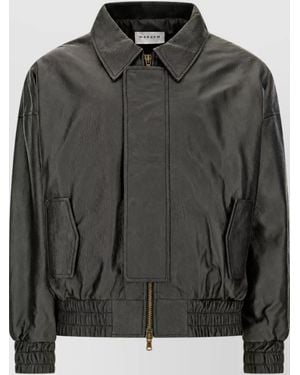 MARSĒM Leather Jacket - Black