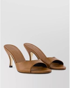 Aeyde Leather Mules - Brown