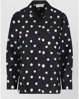 Fendi Silk Shirt - Blue