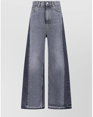 Stella McCartney Denim Wide-Leg Jeans - Blue