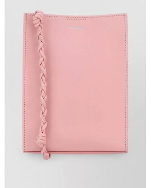 Jil Sander Tangle Small Leather Shoulder Bag - Pink