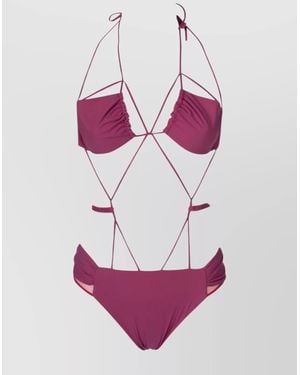 Nensi Dojaka Gathered Swimsuit - Pink
