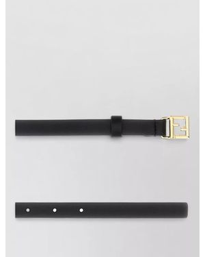 Fendi Leather Belt - Natural