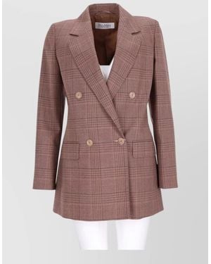 Max Mara Wool Suit Jacket - Brown
