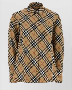 Burberry Checks Regular Shirt - Gray