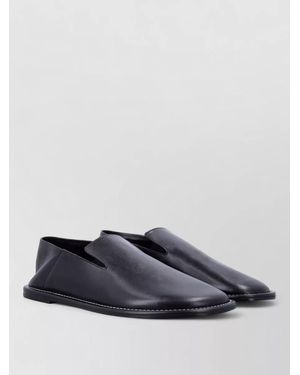 Ami Paris Leather Loafers - Gray